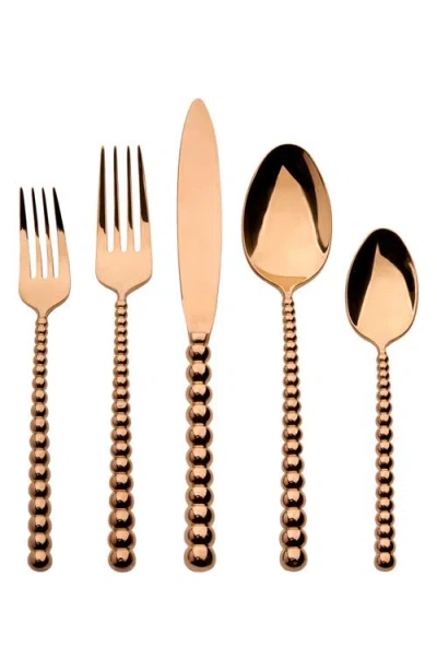 Ricci Argentieri Rondure 20-piece Flatware Set In Copper