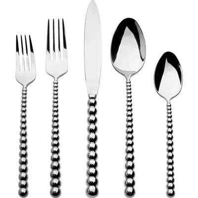 Ricci Argentieri Rondure Mirror 20-piece Flatware Set In Silver