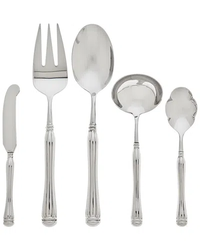 Ricci Argentieri Rovello 18/10 Stainless Steel 5pc Hostess Set In Gray