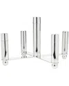 RICCI ARGENTIERI RICCI ARGENTIERI STAINLESS TAPERED CANDELABRA