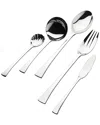 RICCI ARGENTIERI RICCI ARGENTIERI STELLAR 18/10 STAINLESS STEEL SATIN 5PC HOSTESS SET