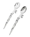 Ricci Argentieri Via Veneto 18/10 Stainless Steel Salad Serving Set
