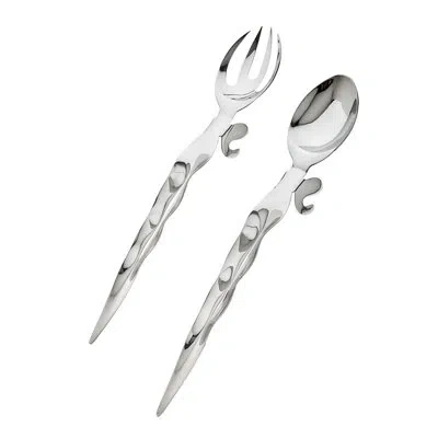 Ricci Argentieri Via Veneto 2 Piece Salad Servers Set
