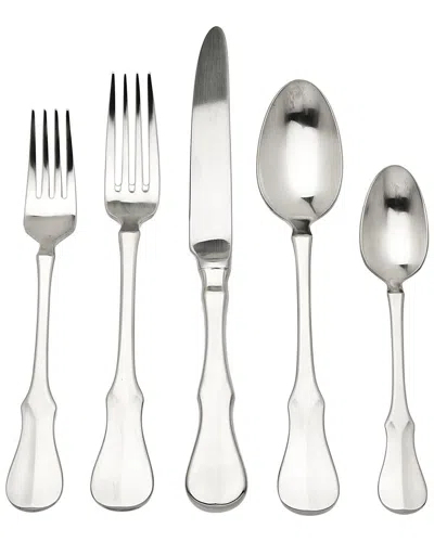 Ricci Argentieri Violino 18/10 Stainless Steel 20pc Flatware Set, Service For 4 In Gray