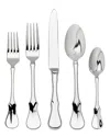 RICCI ARGENTIERI RICCI ARGENTIERI VIOLINO 18/10 STAINLESS STEEL 20PC FLATWARE SET. SERVICE FOR 4