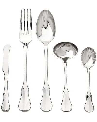 Ricci Argentieri Violino 18/10 Stainless Steel 5pc Hostess Set In Gray