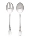 RICCI ARGENTIERI RICCI ARGENTIERI VIOLINO 18/10 STAINLESS STEEL SATIN SALAD SERVING SET