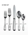Ricci Silversmith 20-piece Art Deco Flatware Set In Silver