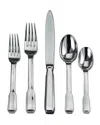 Ricci Silversmith 5-piece Art Deco Flatware Set In Silver