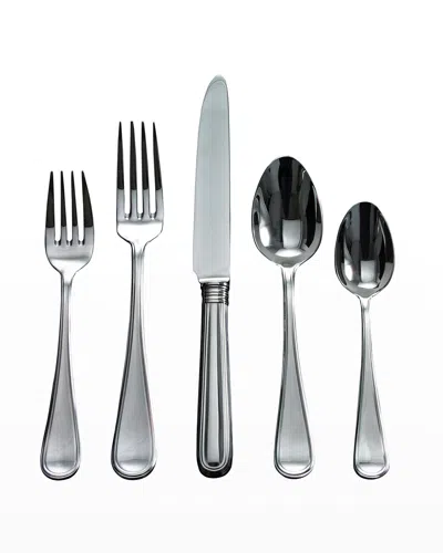 Ricci Silversmith 5-piece Ascot Flatware Set In Silver