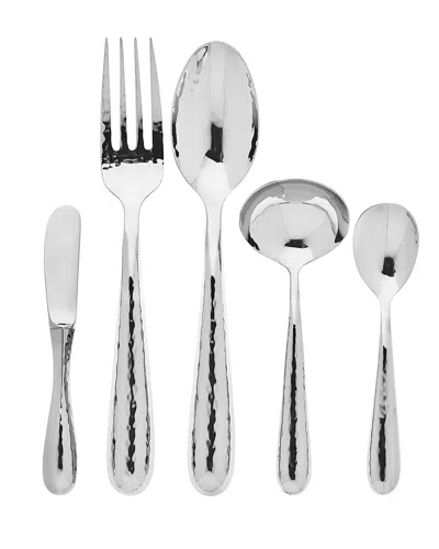 Ricci Silversmith 5-piece Florence Polished Hostess Set In Silver