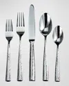 Ricci Silversmith Anvil 5-piece Flatware Set In Silver