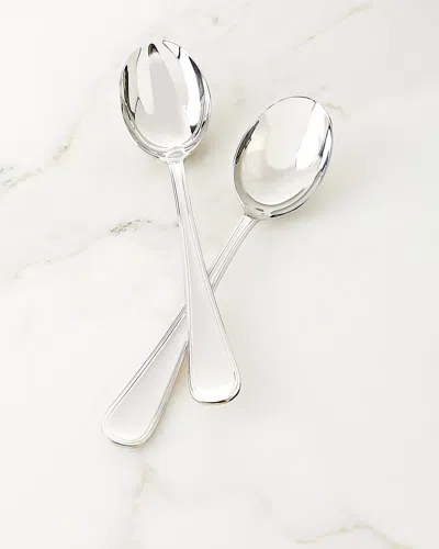 Ricci Silversmith Ascot Salad Serving Set In Silver