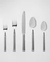 Ricci Silversmith Colonnade Mirror 45-piece Flatware Set In Silver