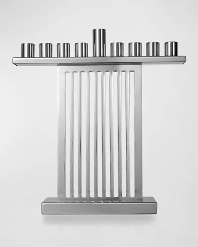 Ricci Silversmith Frank Lloyd Wright Shalom Menorah In Silver