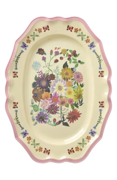 Rice By Rice Floral Melamine Serving Dish