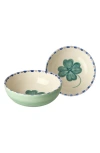 Rice By Rice Hand-painted Ceramic Bowl