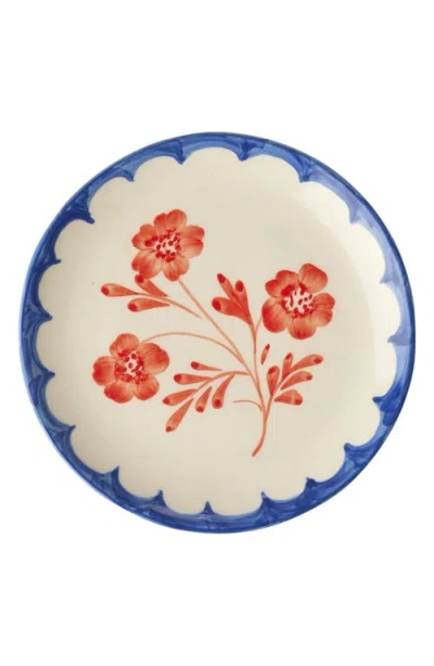 Rice By Rice Hand-painted Ceramic Cake Plate
