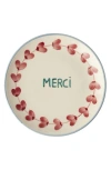 Rice By Rice Hand-painted Ceramic Cake Plate