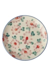Rice By Rice Hand-painted Ceramic Cake Plate