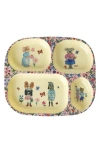 Rice By Rice Kids' 4-compartment Melamine Plate