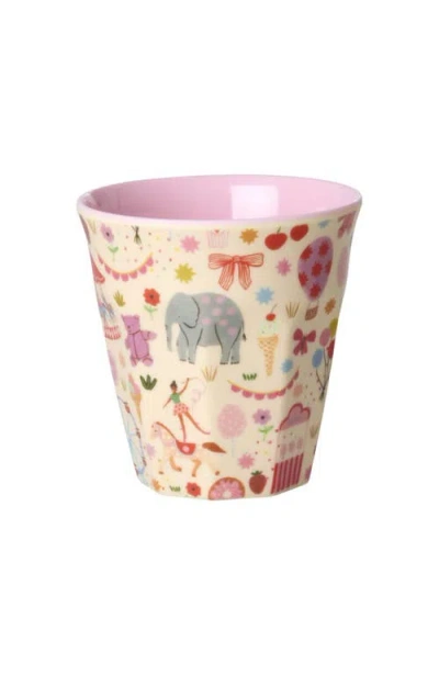 Rice By Rice Kids Melamine Cup Fun Fair In Pink
