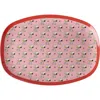 Rice By Rice Rectangular Plate Snoopy In Pink