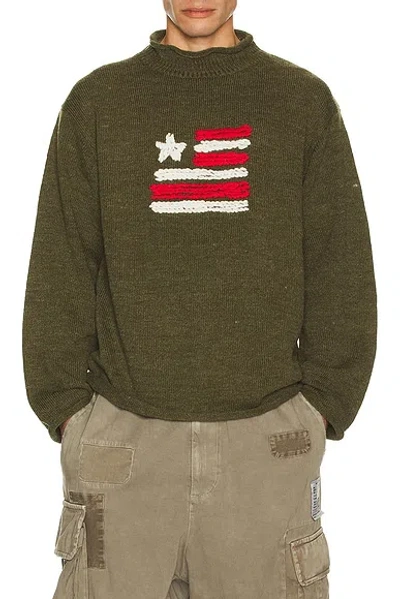 Rice Nine Ten Knitted Roll Neck Sweater In Multi