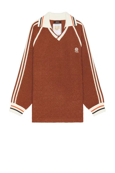 Rice Nine Ten Brown Classic Soccer Jersey Polo