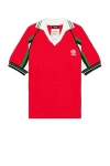 Rice Nine Ten Red Soccer Jersey Polo In Red