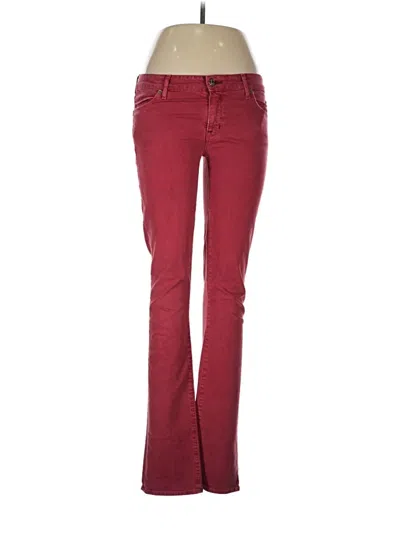 Pre-owned Rich & Skinny Casual Pants In Burgundy