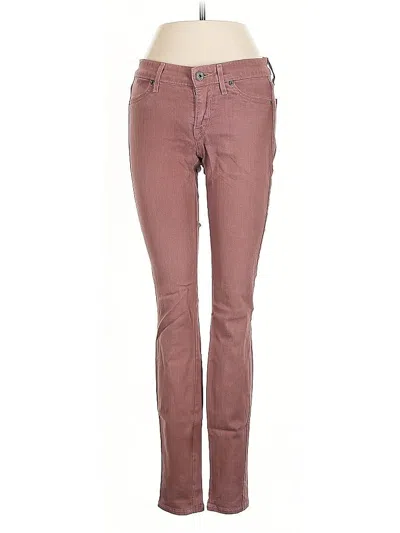 Pre-owned Rich & Skinny Jeans In Burgundy