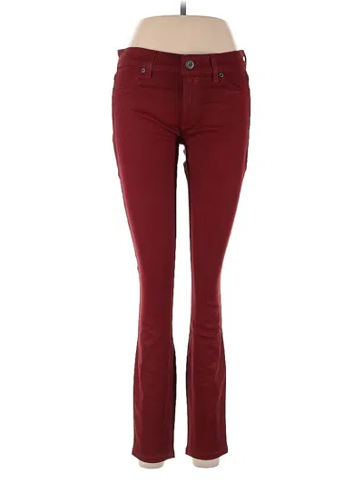 Pre-owned Rich & Skinny Jeans In Burgundy