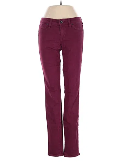Pre-owned Rich & Skinny Jeans In Burgundy