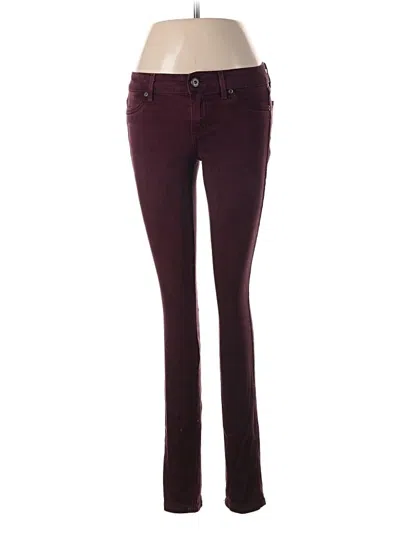 Pre-owned Rich & Skinny Jeggings In Burgundy