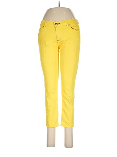 Pre-owned Rich & Skinny Jeggings In Yellow