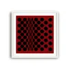 Richard Allan London Black / Red Red Dotty Art Print