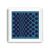 Richard Allan London Blue Dotty Art Print
