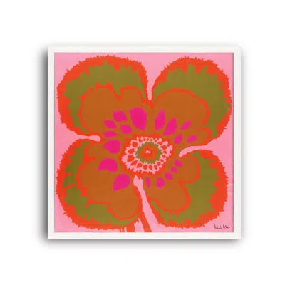Richard Allan London Green / Pink / Purple Pink Elsa Art Print