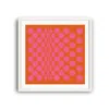 Richard Allan London Pink / Purple / Yellow Pink Dotty Art Print