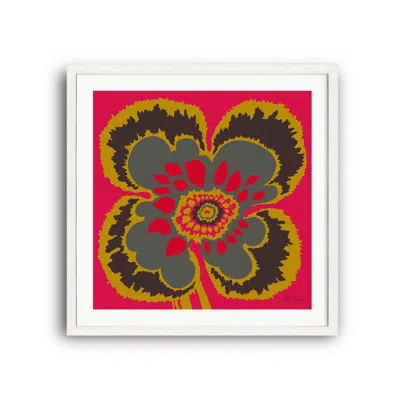 Richard Allan London Pink / Purple / Yellow Red Elsa Art Print
