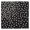 Richard Allan London Women's Black / White Black And White Dotty Silk Scarf In Multi
