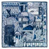 Richard Allan London Women's Blue / White Blue London Silk Scarf In Multi