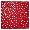Richard Allan London Women's Red And White Dotty Silk Scarf In Red