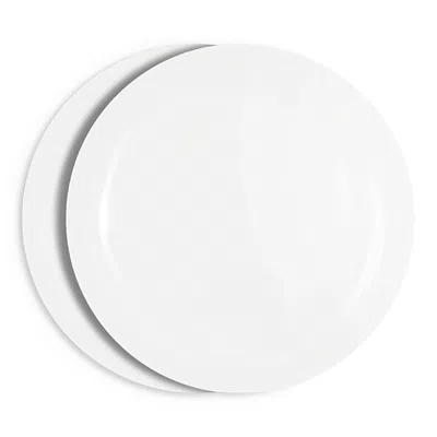 Richard Brendon Coupe Side Plate, Set Of 2 In White