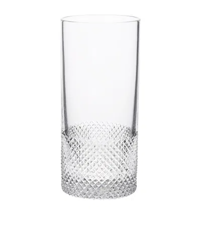 Richard Brendon Diamond Highball Glass In Clear