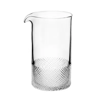 Richard Brendon Diamond Mixing Glass In Clear