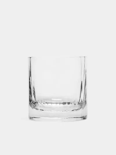 Richard Brendon Hand-blown Crystal Double Old Fashioned Tumbler  Abask Luxury Gift In Transparent