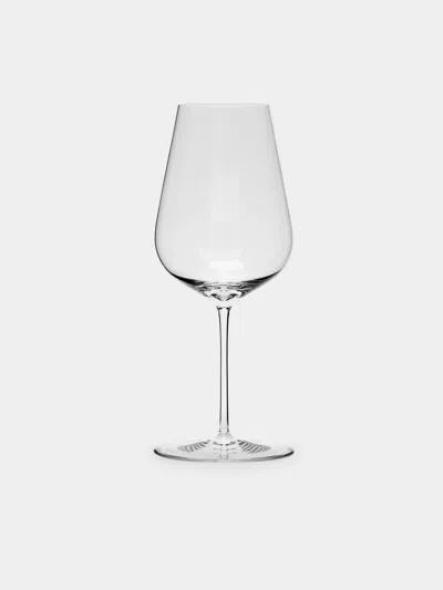 Richard Brendon Hand-blown Crystal Wine Glasses (set Of 6)  Abask Gift Set In Transparent