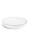 Richard Brendon Medium Bone China Line Coupe Bowl In Green